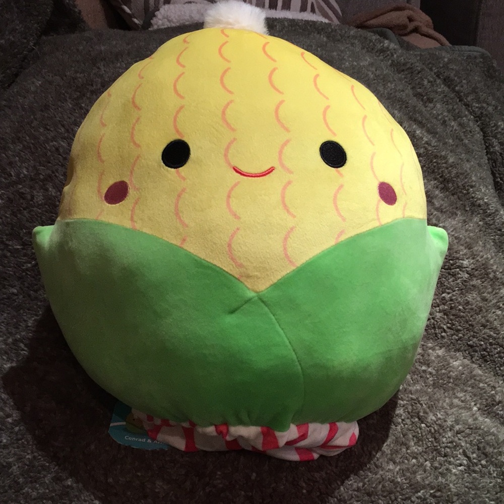 Squishmallow Conrad Corn Vegetable 12” Plush Stuffed Animal With tags